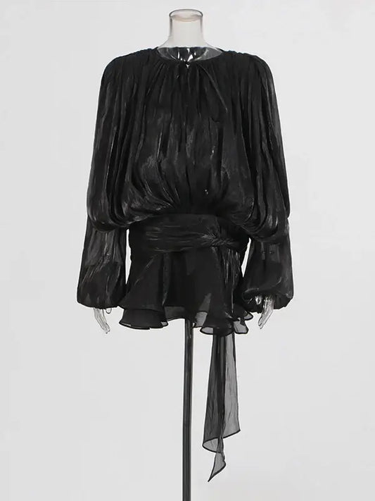 Elegant Ruched Mini Dress