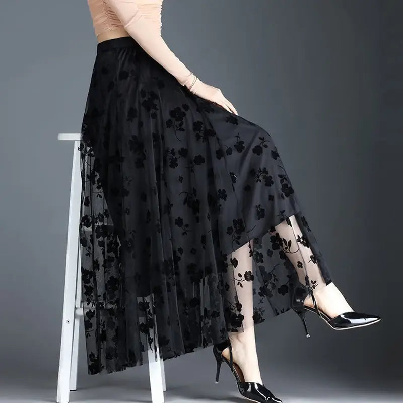 Korean Women’s Tulle Skirt