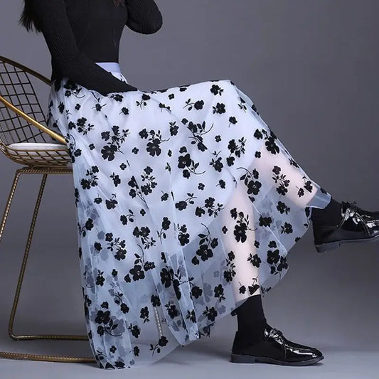 Korean Women’s Tulle Skirt